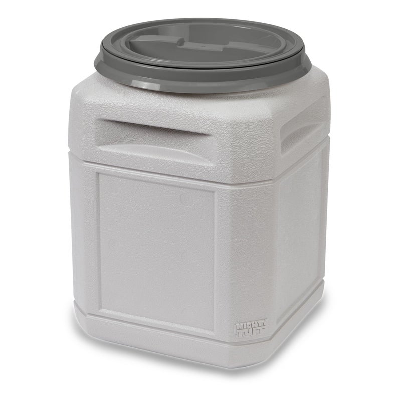 Mighty Tuff Airtight Dog Food Storage Container â€“ 10 Gal, up to 40 lb Capacity â€“ Cat and Dog Food Container with Twist Lid & Handles â€“ BPA-Free, Made in USA - Image 1
