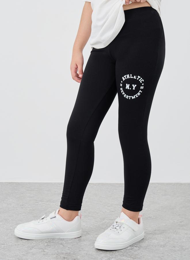 Styli Styli Printed Oversized T-Shirt and Leggings Set  - Image 5