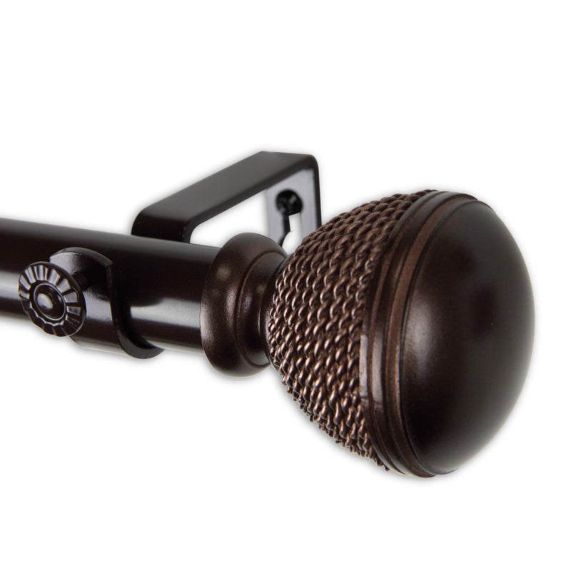 Rod Desyne Rod Desyne 100321609 1 Braided Curtain Rod 160240 Bronze 