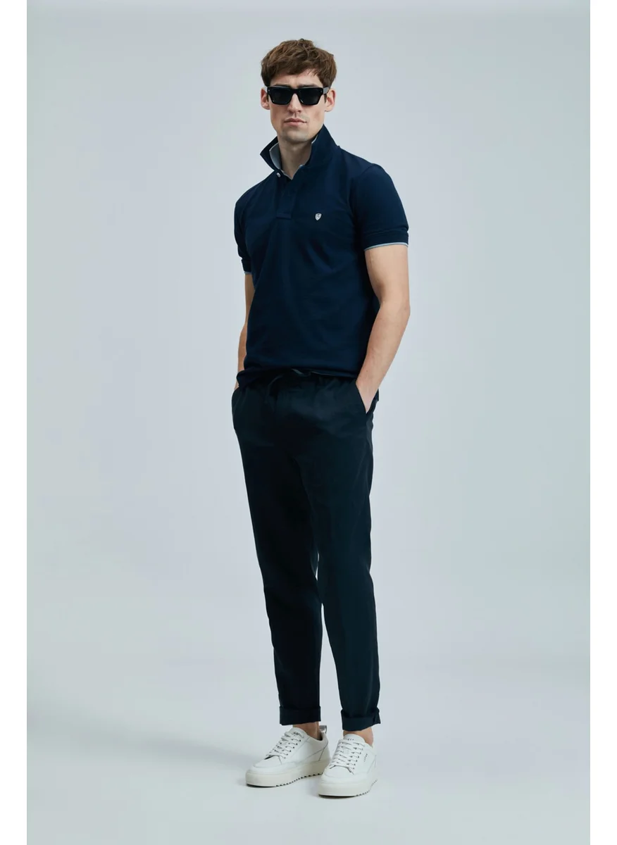 Lufian Laon Smart Men's Polo Shirt Black