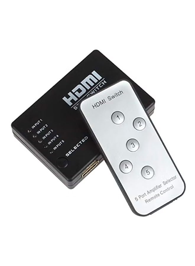 Taimi 5-Port HDMI Switch Splitter With IR Remote  - Image 2
