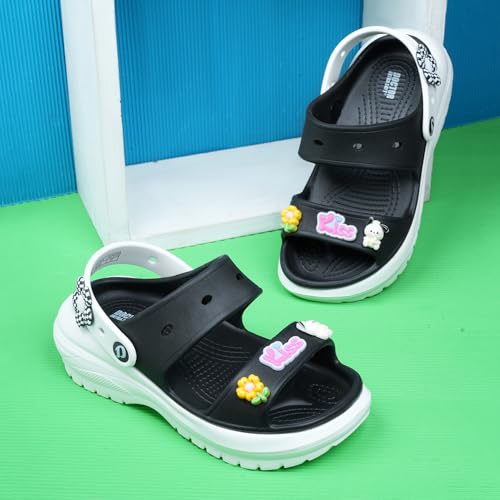 DOCTOR EXTRA SOFT Women's Classic & Premium Casual Clogs/Sandals with Cute Charms for Adult | Comfortable & LightWeight| Stylish & Anti-Skid | Waterproof Everyday Cushion Slippers Girls/Ladies D-554 - Image 3