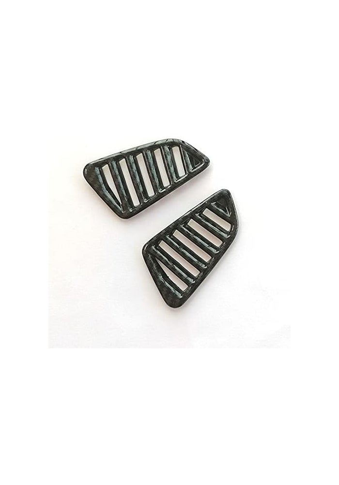 Wivplex Carbon Fiber Dashboard Vent Cover Trim for Nissan Navara - Image 2