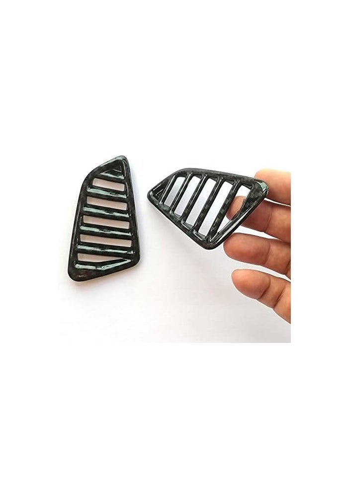 Wivplex Carbon Fiber Dashboard Vent Cover Trim for Nissan Navara - Image 4
