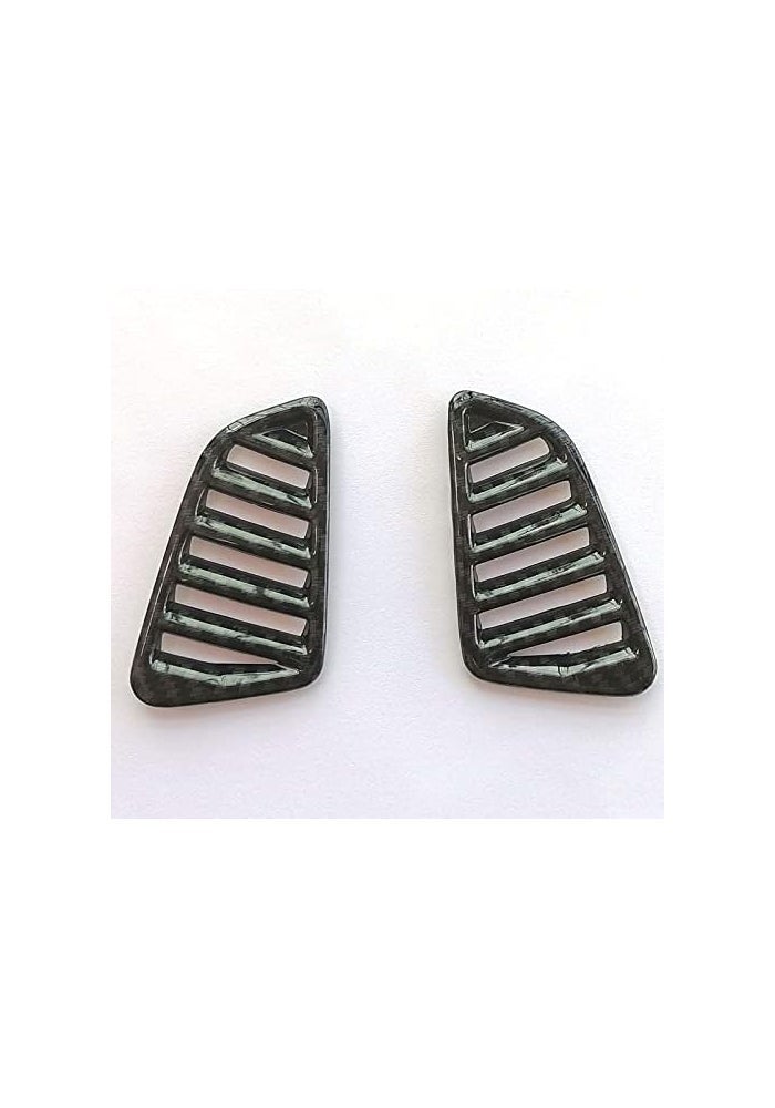 Wivplex Carbon Fiber Dashboard Vent Cover Trim for Nissan Navara - Image 3