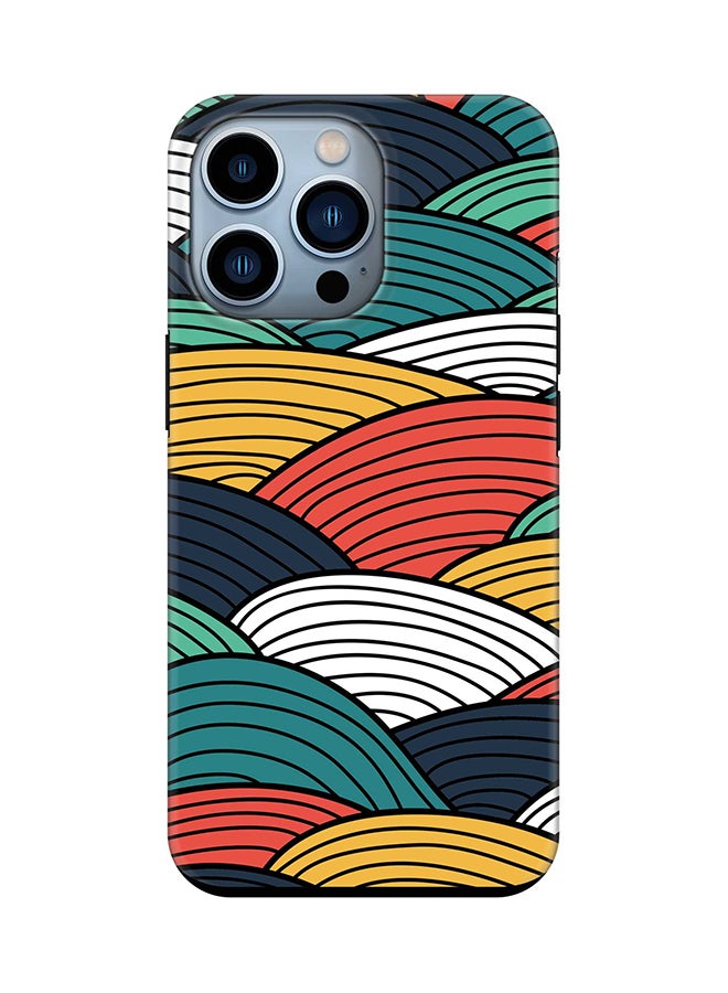 Stylizedd Tough Pro Series Case for Apple iPhone 14 Pro Dual Layer hybrid PC & TPU Customized Mobile Cover Shield with inner TPU protection Matte Finish - Woven Colors