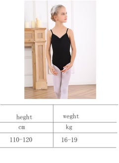 Beauenty Black Girls Ballet Leotards Breathable and Comfortable Suitable for Heights from 110 to 120cm  - Image 1