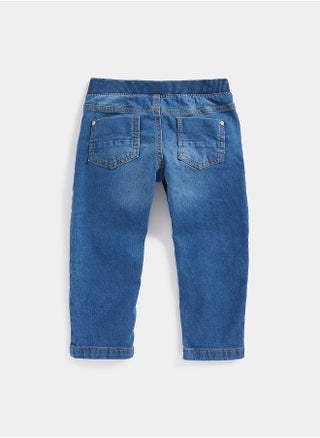 Mid-Wash Rib-Waist Jeans - pzsku/Z3E437F64F4FAB120AC4DZ/45/_/1719919564/b1078a67-2923-432c-ae93-8835a1067e60