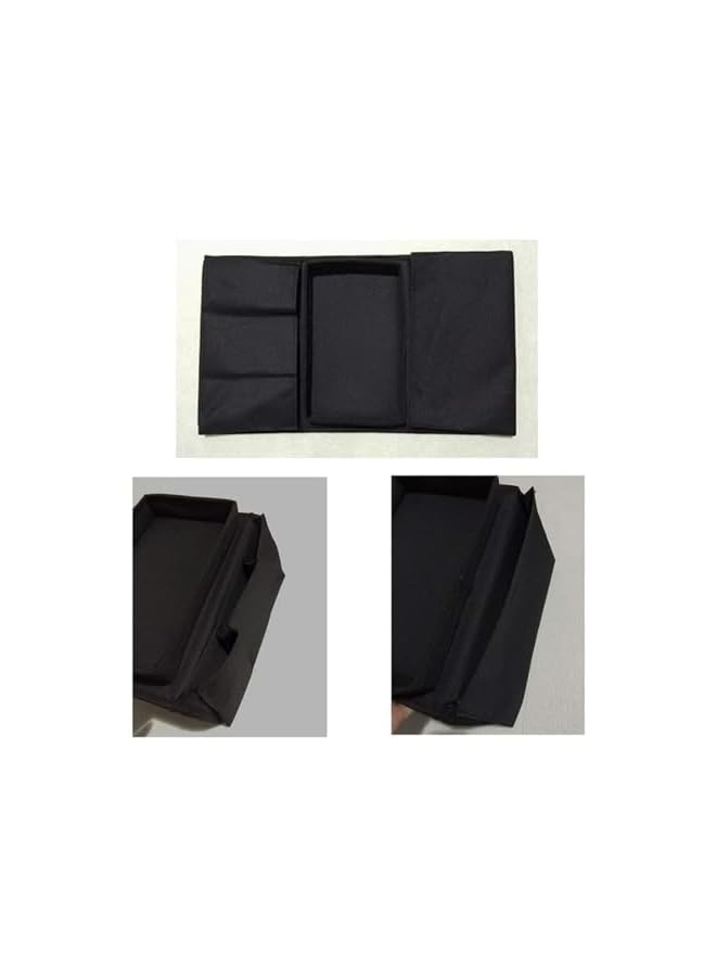 The Bros Sofa Armrest Organizer, with Cup Holder Tray Chair Arm TV Remote Holder, for Recliner Couch Armchair Caddy(black) - Image 3