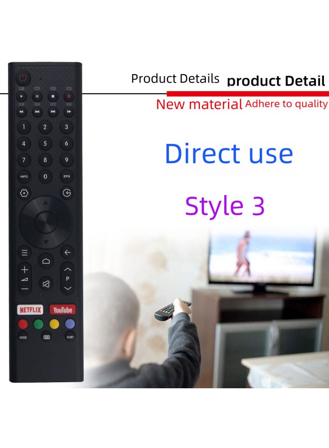 Suitable For Chiq Aiwa Kogan Changhong Qike Lcd Tv Remote Control Without Voice - Image 2