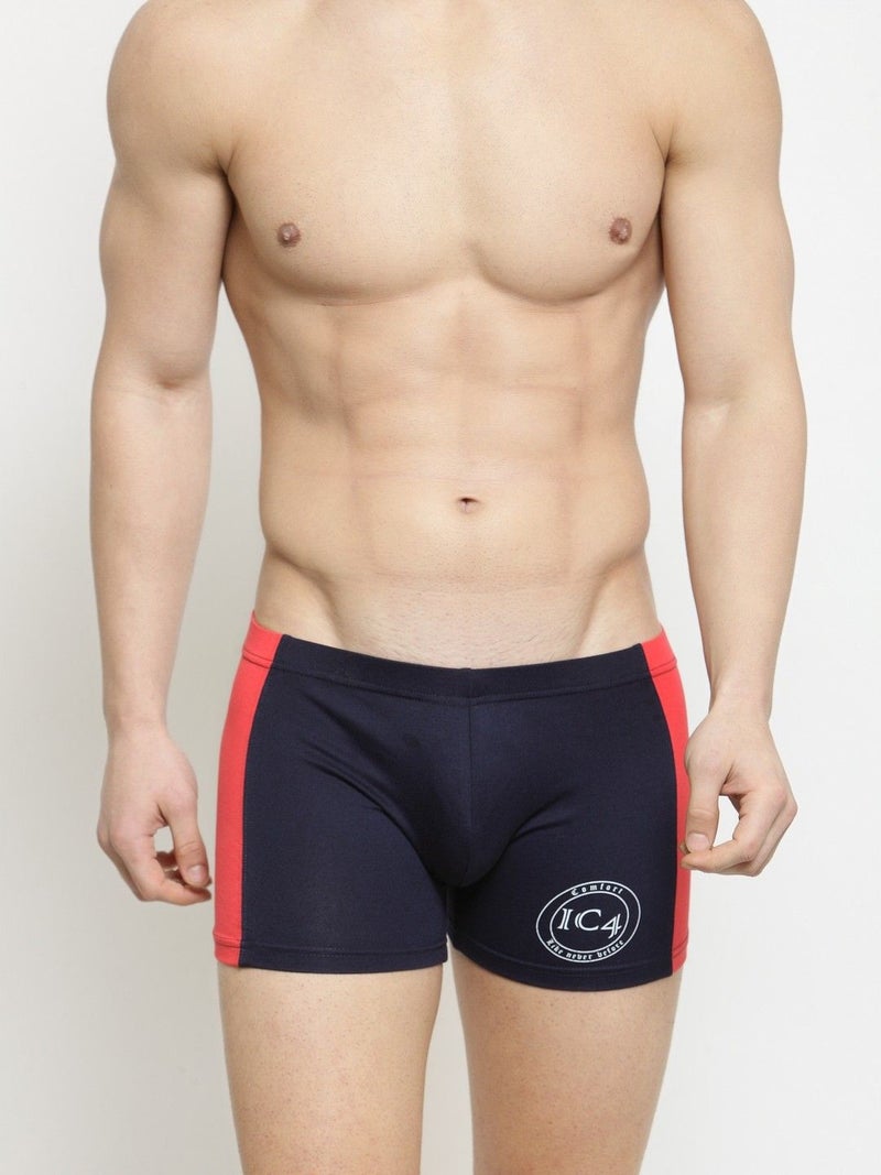 IC4 Store Men's Classic Trunk Combo Pack of 2 - Navy/Red & Navy/White - Image 2