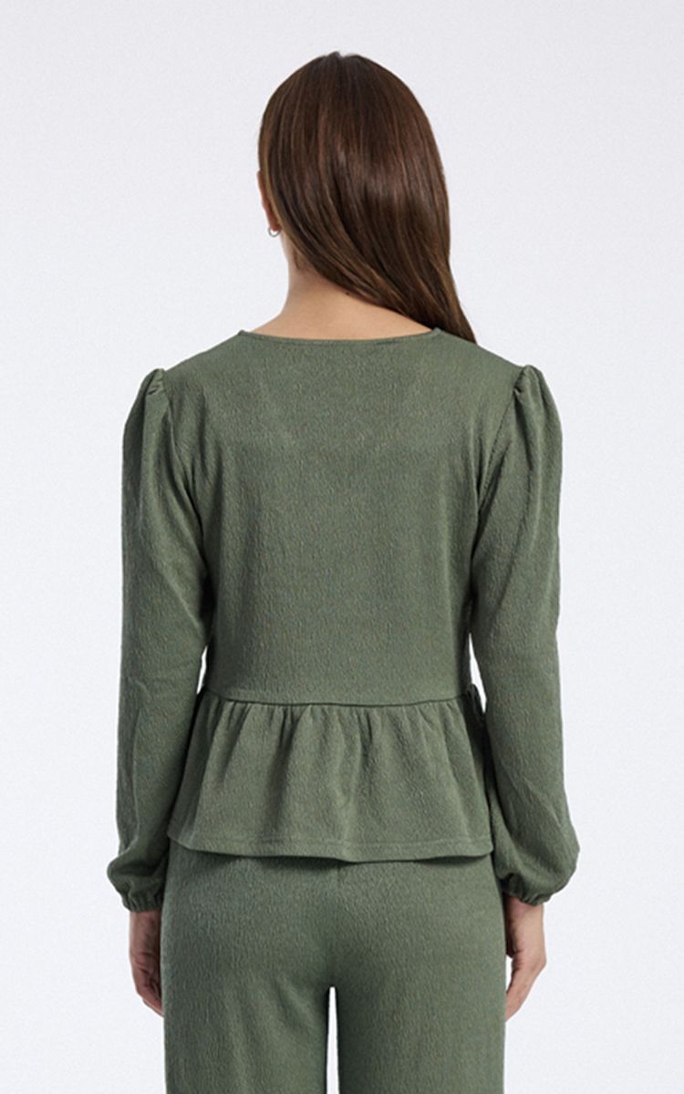 RINA Blouse with Front Tie Details - Image 4