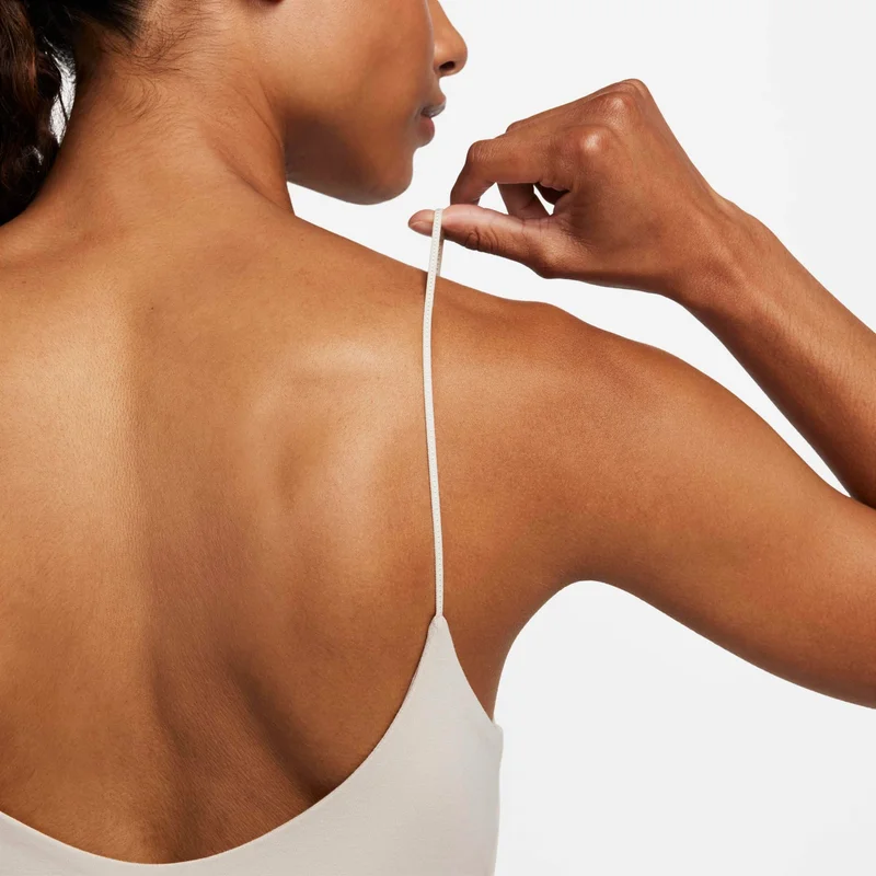 Nike Ivory Women's Sportswear Chill Cami Bodysuit for Women | Best Price UAE