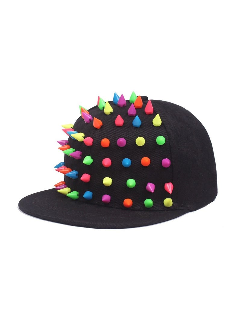 Loquat Men/Women willow nail hat hip-hop hat Colorful Nails 