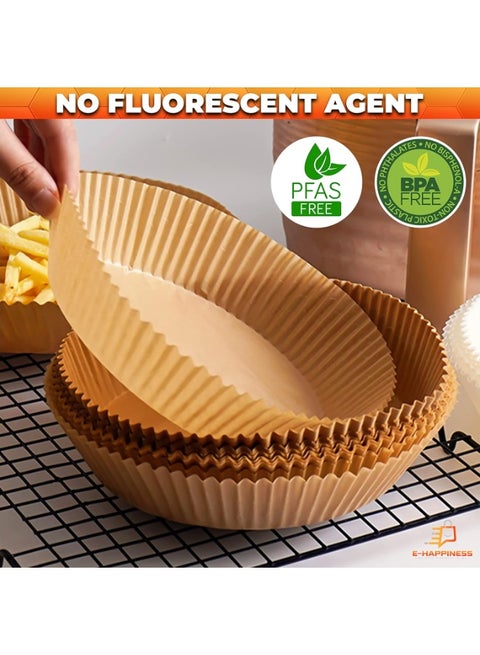 ورق إير فراير دائري 20 سم – 100 قطعة