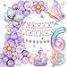 KISPATTI 6th Birthday Decorations for Girls 6 Year Old Girl Birthday Decorations Butterfly Bday Party Decoration with Number 6 Balloon Happy Bday Banner Pink and Purple Balloons - Image 2