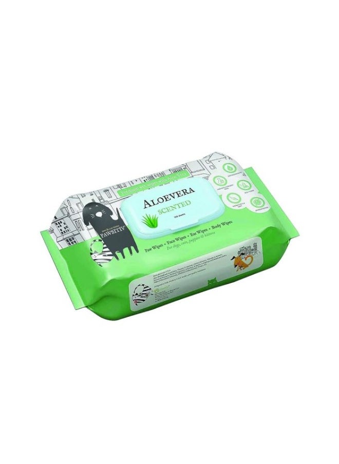 Pawsitiv - Pawsitiv Pet Wipes Aloe Vera scented - Image 1
