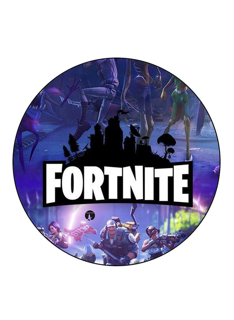 Fortnite Printed Mouse Pad Round  Multicolour