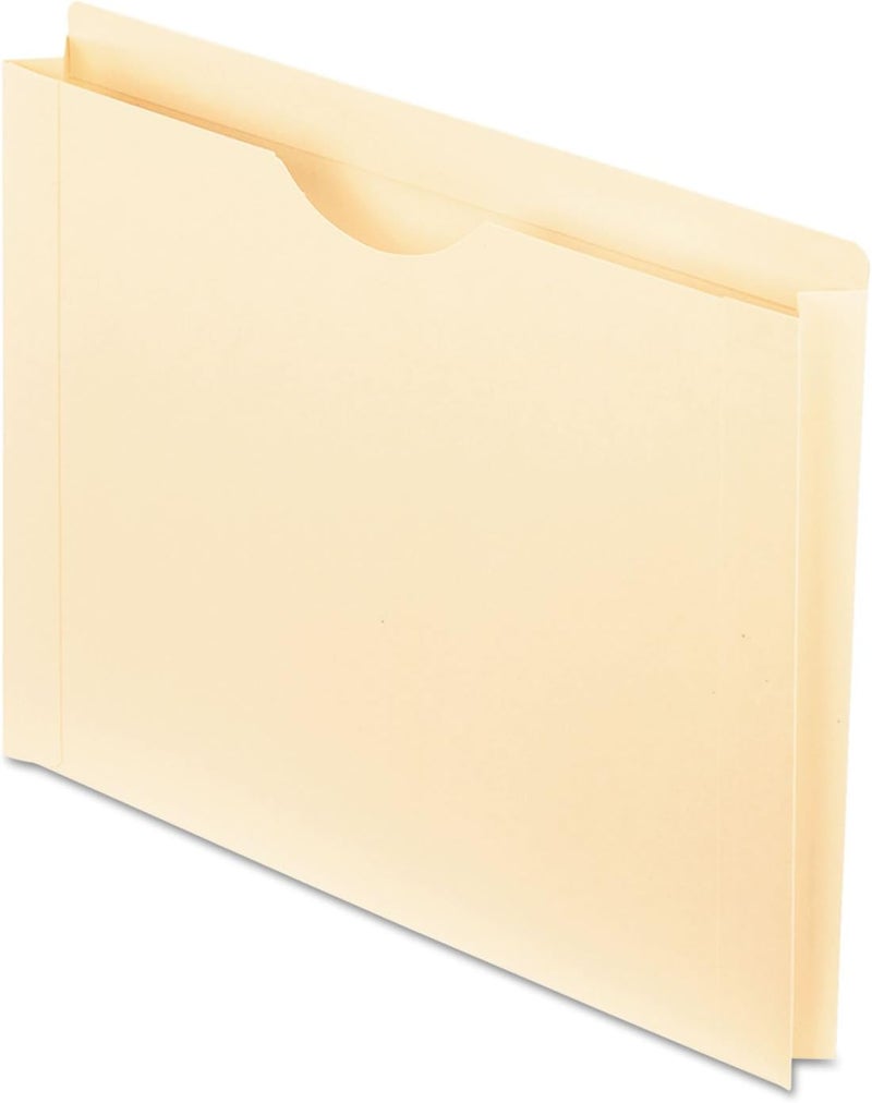 Pendaflex File Jackets, Letter Size, Manila, Reinforced Straight-Cut Tabs with Thumb Cut, 50 per Box (22150) - Image 2