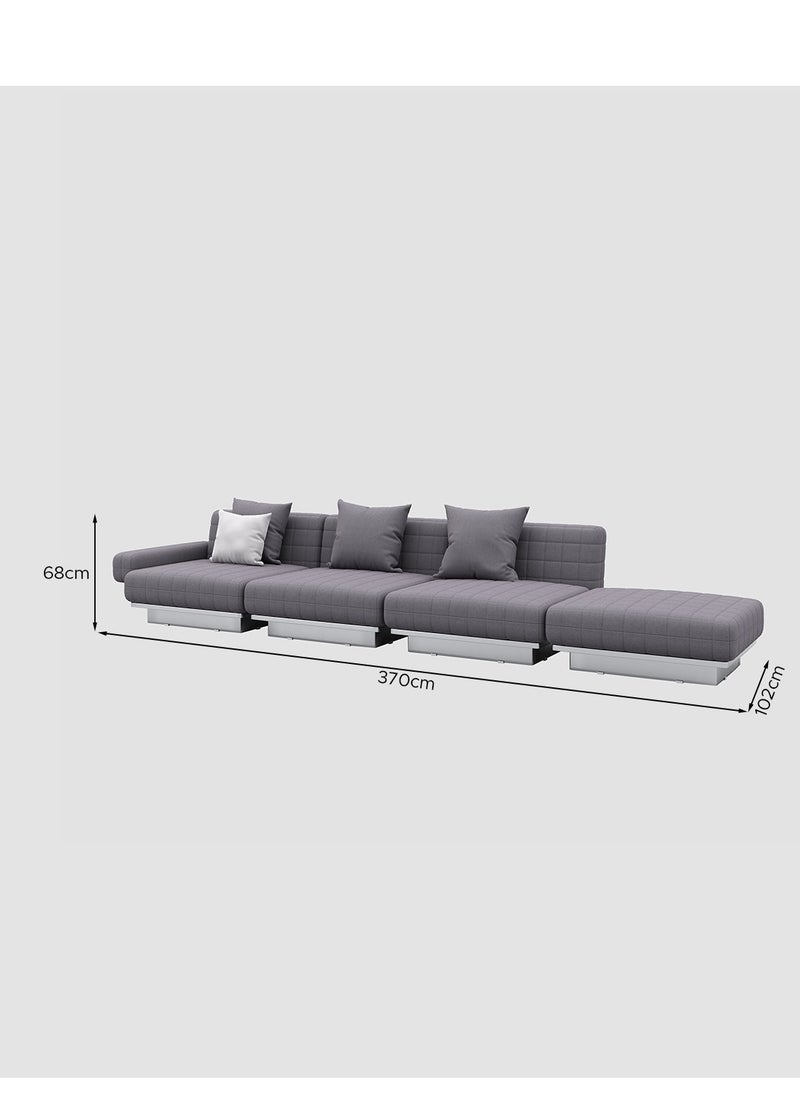 AL HUZAIFA FURNITURE - Milena Fire Retardant Modular Sofa, Fully Upholstered - Image 1