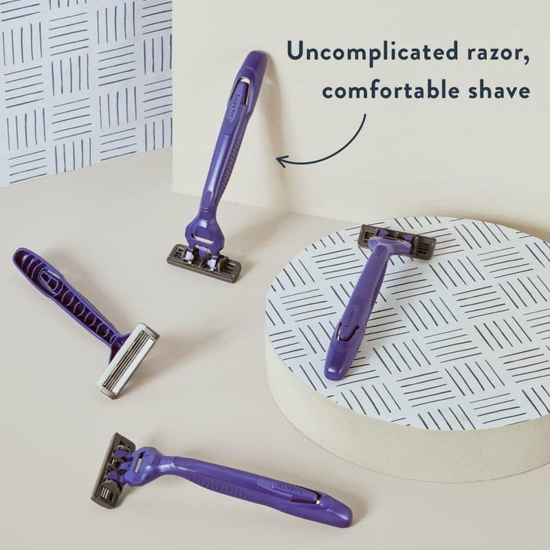 Harry's Men's Disposable Razors, 3-Blade Razors with Lubricating Strip and Pivoting Head, 10 count(Pack of 1) - Image 3