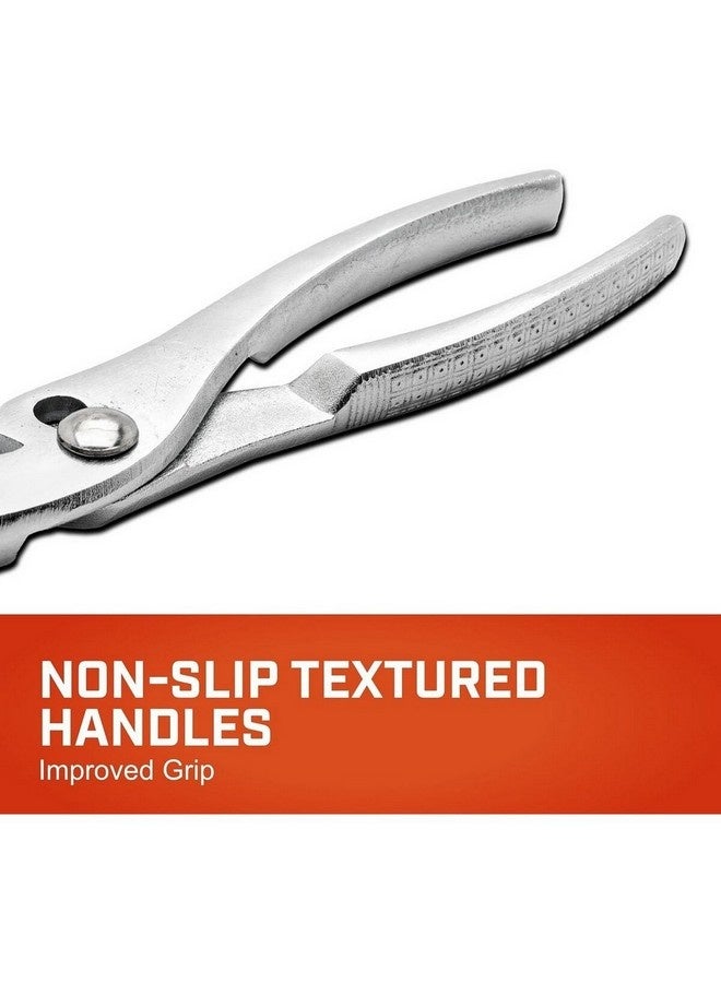 كريسنت سي تي كو زرادية مفصلية بفك منحني فضي 6.5 بوصة H26VN-05 - Image 5