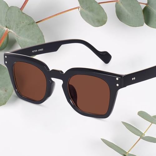Peter Jones Square Unisex UV Protected Wide Frame Sunglasses (5668TB) - Image 3