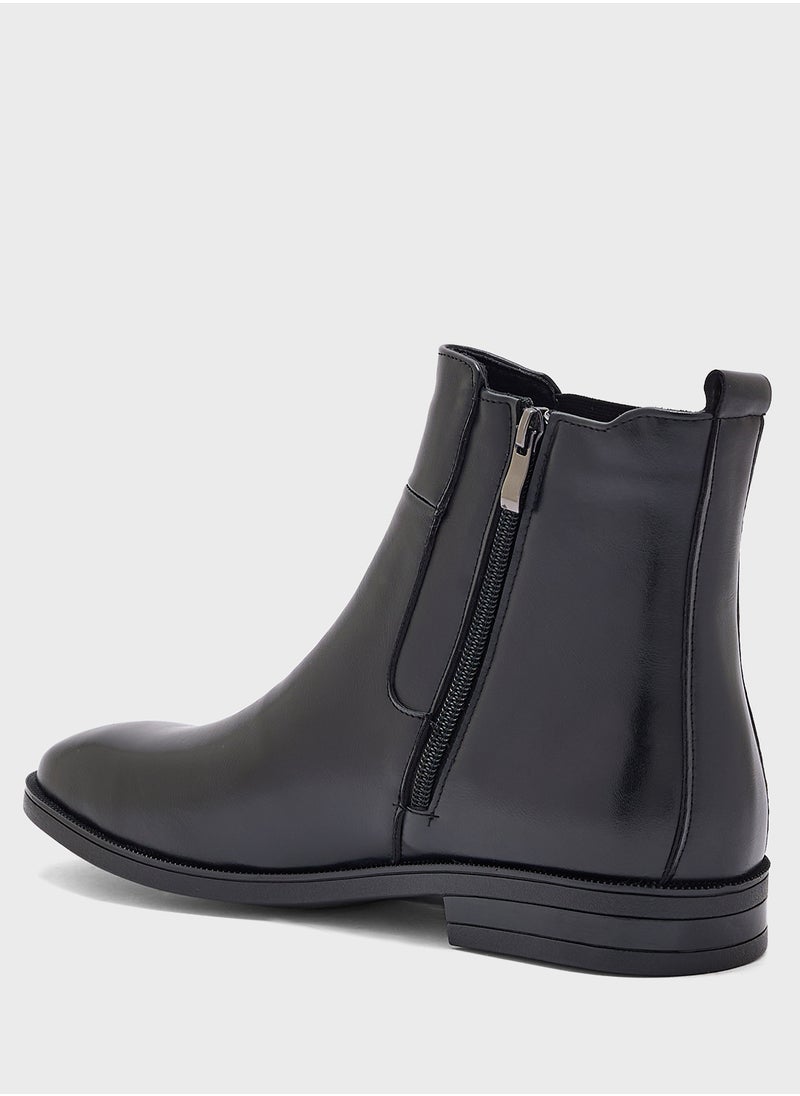 Robert Wood - Classic Formal Chelsea Boots - Image 1