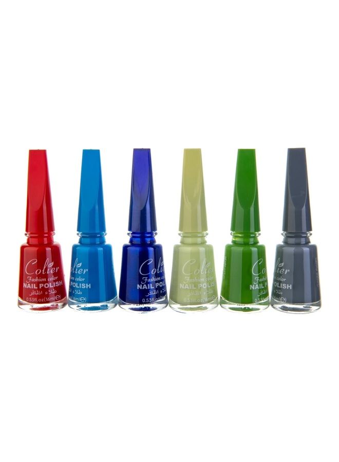 COLIER 24-Piece Nail Polish Set Multicolour - Image 4