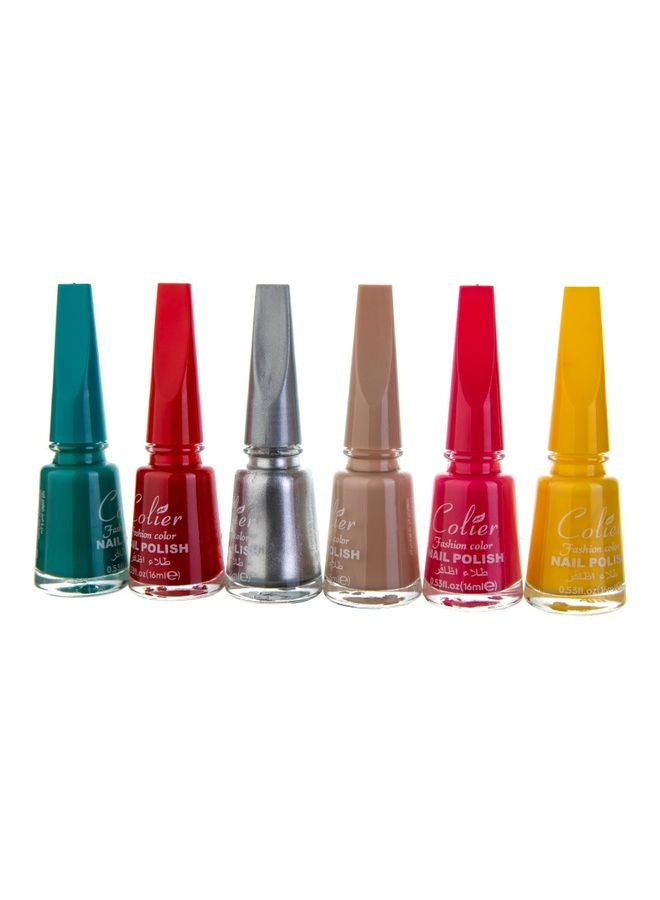 COLIER 24-Piece Nail Polish Set Multicolour - Image 5