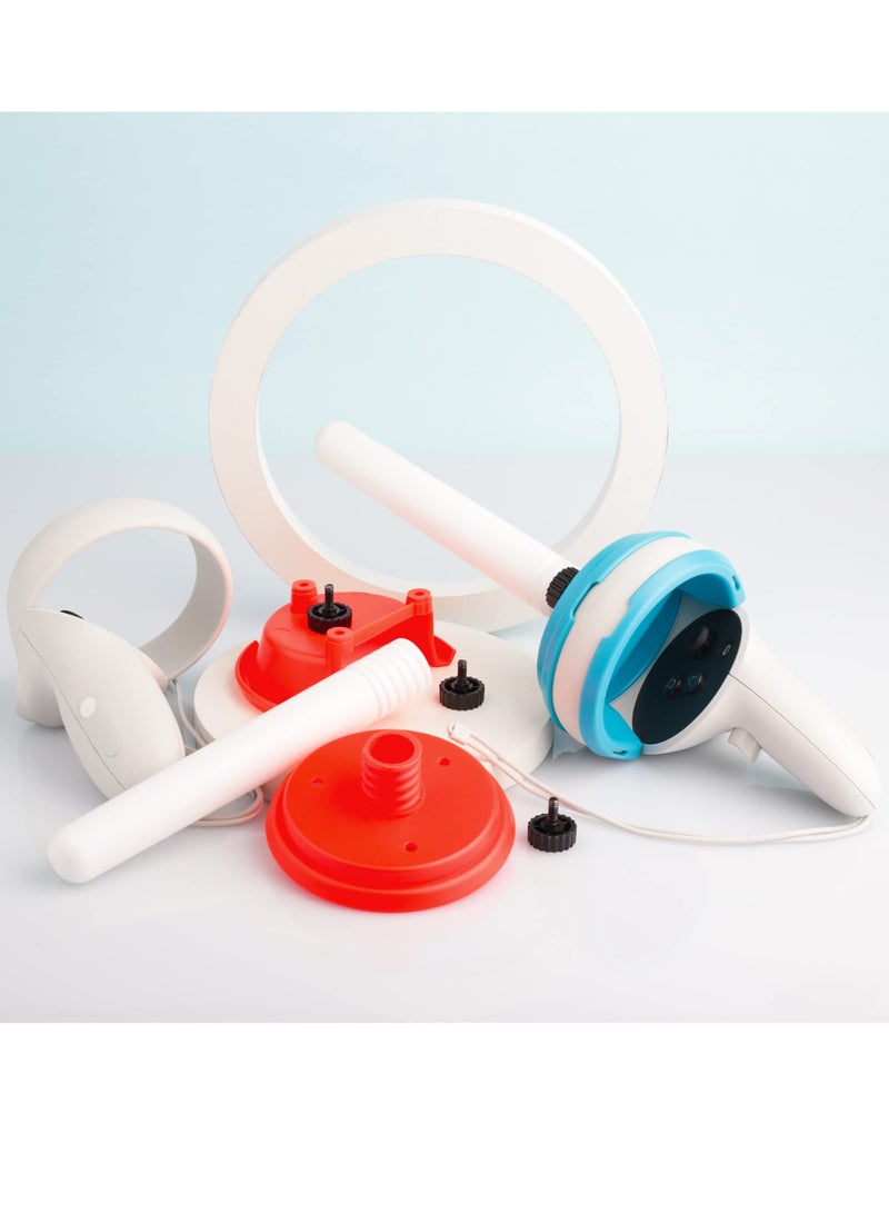 سيف VR LED لجهاز التحكم Oculus Quest 2، مقبض السيف الضوئي لملحقات Beat Sabe، تجربة ألعاب محسنة (عبوتان) - Image 2