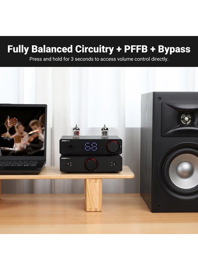 AIYIMA A20 Symmetrical Stereo Amplifier 2.0/2.1 PFFB HiFi Power Amplifier with TPA3255 Chips, Class D Amplifier for Home Theater with RCA/XLR Input and 12V Trigger - Image 5