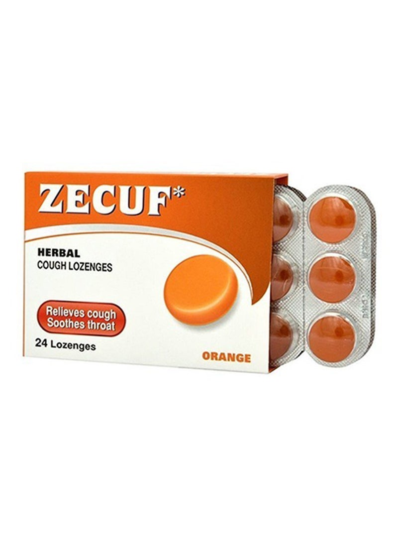 Zecuf Orange Lozenges 24S