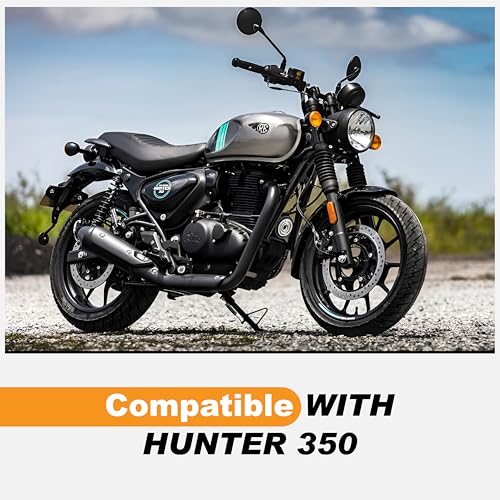 OBEROI'S TRADERS Hunter 350 Bike Stainless Steel Bike Front Disc Brake Fluid Reservoir Oil Cap/Container Guard Protector Cover - Image 2