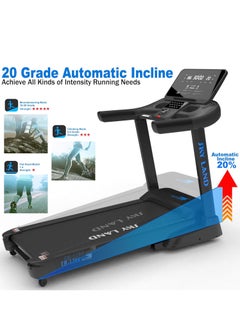 Powerful Treadmill for Home Use 7HP Peak DC Motor| Foldable Treadmill with 20% Auto Incline, MP3, & Multi App Support Premium Quality 150kg Max User Weight - pzsku/Z3E446108852465A6DAB1Z/45/_/1725637753/b28650d5-0d18-46ef-ac89-1963b16741f4