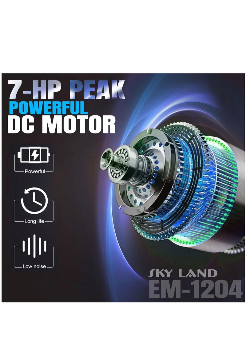 سكاي لاند - جهاز مشي قوي للاستخدام المنزلي 7HP Peak DC Motor | جهاز مشي قابل للطي مع انحدار تلقائي بنسبة 20٪ و MP3 ودعم متعدد التطبيقات جودة عالية 150 كجم كحد أقصى لوزن المستخدم - Image 1