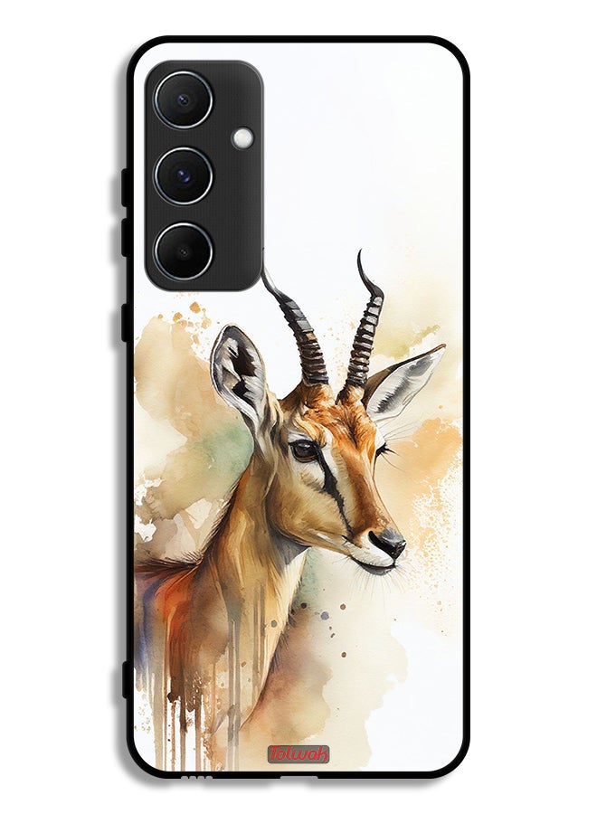 Tolwak Samsung Galaxy A55 5G Protective Case Cover Deer Abstract Art - Image 1