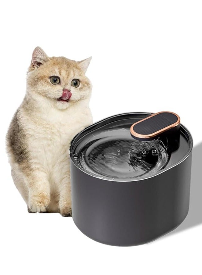 SYOSI Cat Water Fountain Pet Water Dispenser with Ultra-Quiet Smart Auto Power-off Pump Activated Carbon Filters and Alert Water Shortage For Indoor Cats Small And Medium Dogs 100oz 3L - Image 1