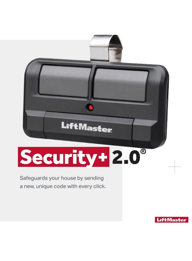 ليفت ماستر جهاز تحكم عن بُعد ذكي لفتح باب المرآب من LiftMaster 892LT مزود بزرين للتحكم في الأمان+ 2.0 - عبوة من قطعتين - Image 2