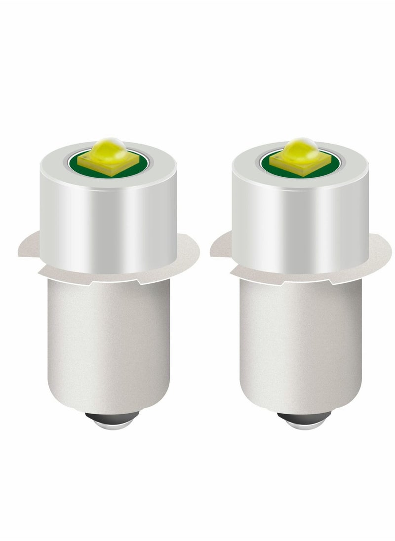 Excefore - LED Flashlight Replacement Bulb with 18V 12V 19.2V 6-24 Volt and 3W and PR2 P13.5S LED Conversion Kit Compatible Ryobi Milwaukee Craftsman Torch Lantern Work Light - Image 1