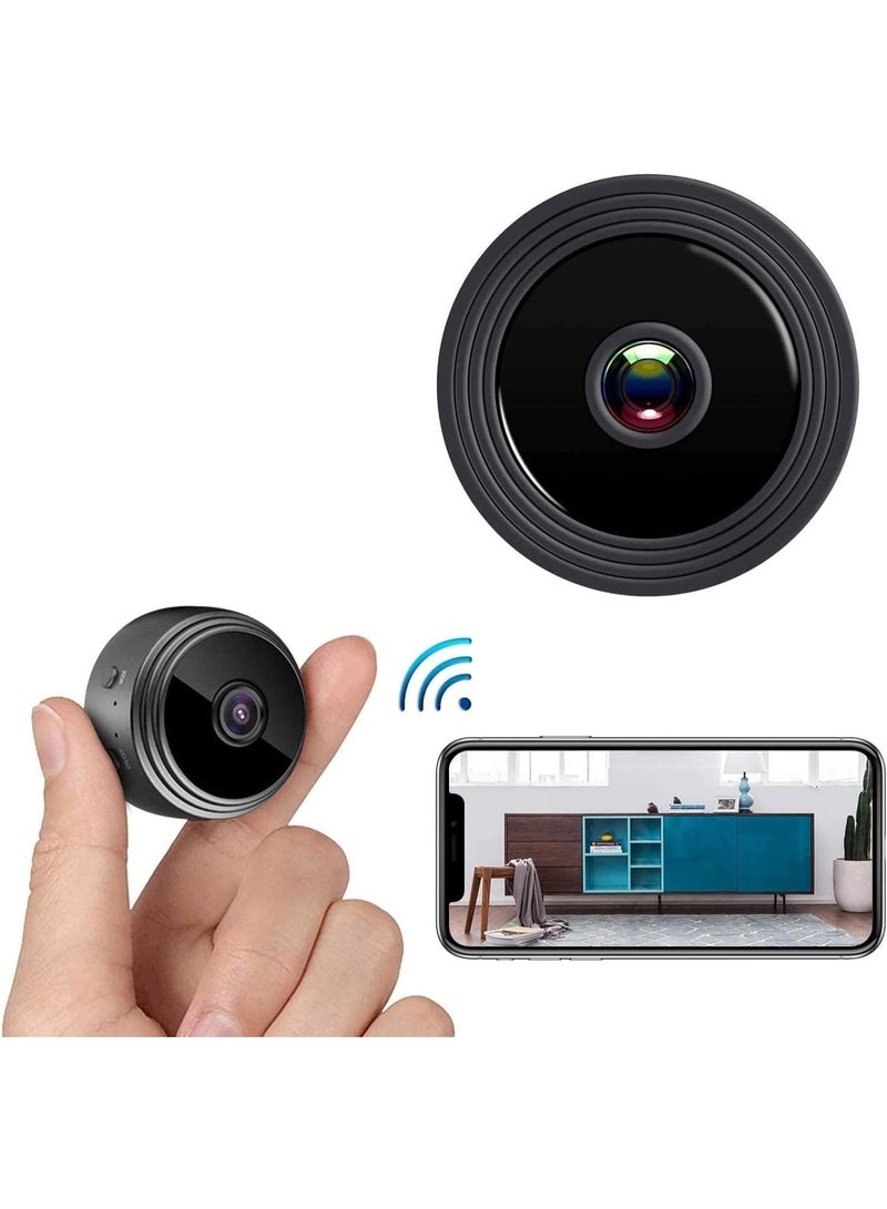 MUNTAQI Mini WiFi Camera 1080P HD – Wireless Camera with Live Video Feed, Motion Detection, Night Vision, Remote Viewing via App, Nanny Cam for Home & Office Security - Image 1