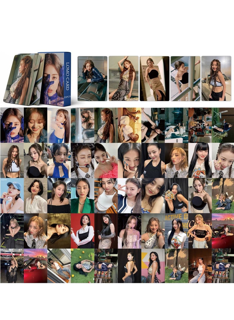 55Pcs Twice member JIHYO New Album Killin' Me Good Lomo card