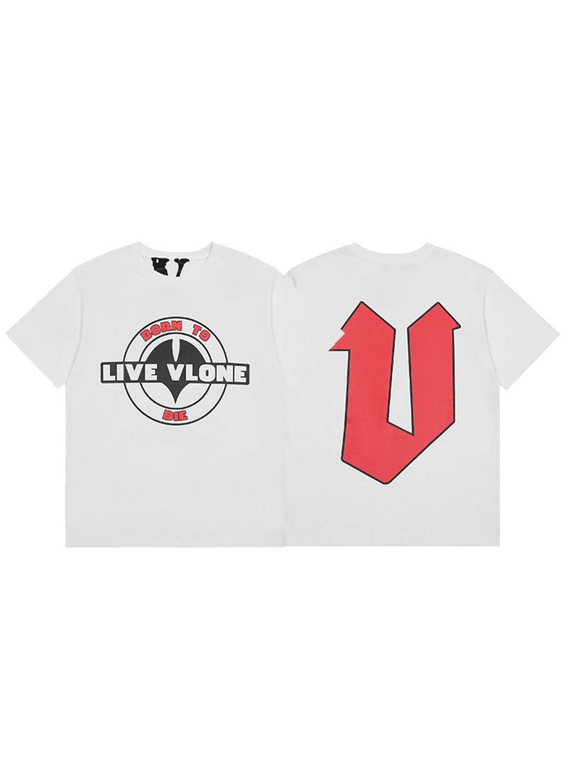 Generic - VLONE FOG Reflective Mosaic Tee Unisex 6229 White - Image 1