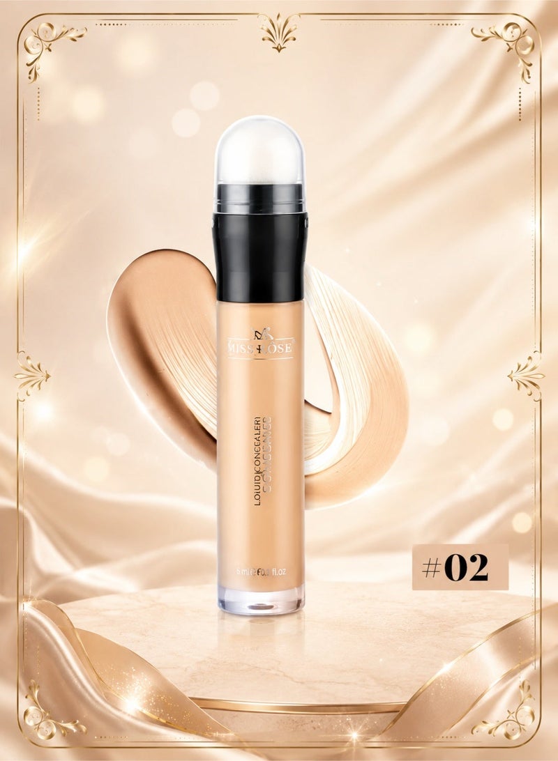 DIMSHOW Waterproof Concealer Pen - Flawless Oil Control, Dark Circle Coverage, Contouring, and Highlighting Stick for Smooth Skin Tone #2 - Image 1