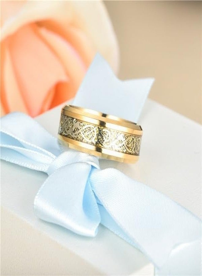 IGA COLLECTION Valentine Stylish Fashionable Latest Combo ECG & Gold Dragon Ring (19) - Image 4