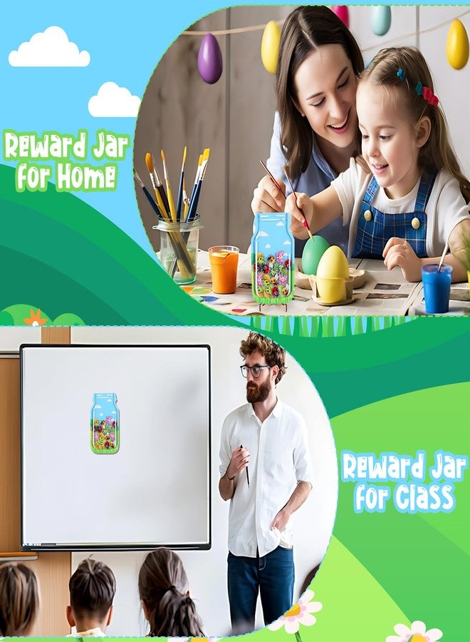 CORNER LACE Insect Theme Reward Jar for Kids, Magnetic Positive Behavior Jar with 25pcs Wooden Cutouts, Management Tools for Parents Student Teacher School Classroom Home - Image 2