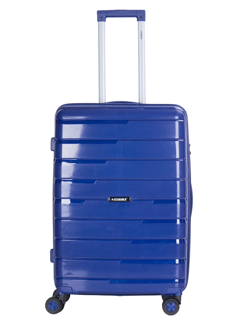 Stargold - Trolley Luggage 3 Pieces Set PP Hard Side Bag 360 Degree Spinner Wheels Trolley Luggage Set with TSA Lock - Image 1