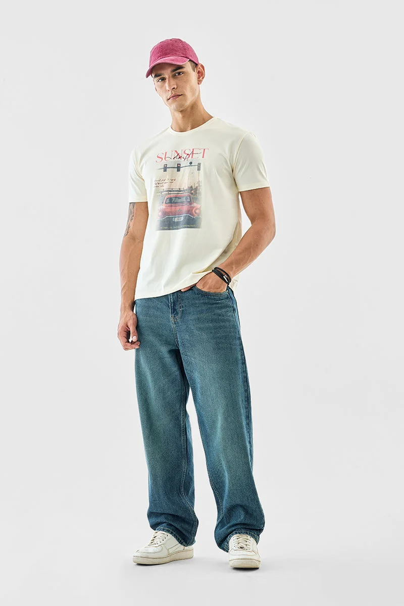 SNITCH Regular Fit Graphic T-Shirt