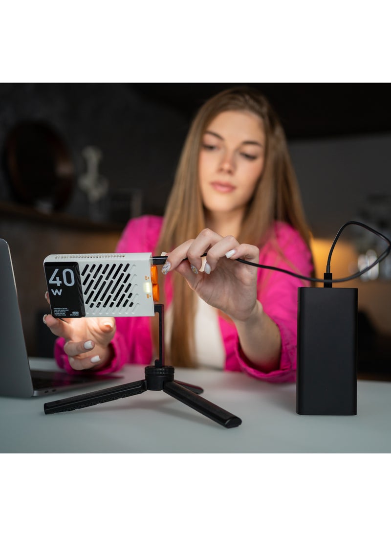 Zhiyun-Tech - Fiveray M40 Pocket LED Light with High Brightness - Image 1