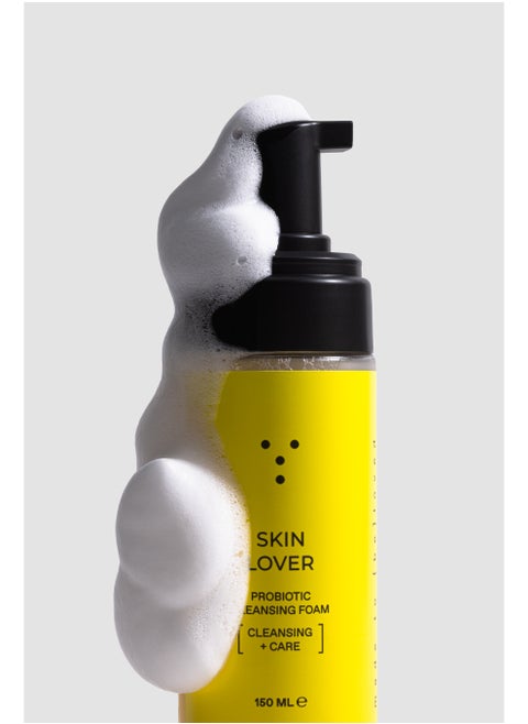 SkinLover Gentle Cleansing Foam with Probiotics & 17 Amino Acids | For Dry, Sensitive & Combination Skin | 150ml